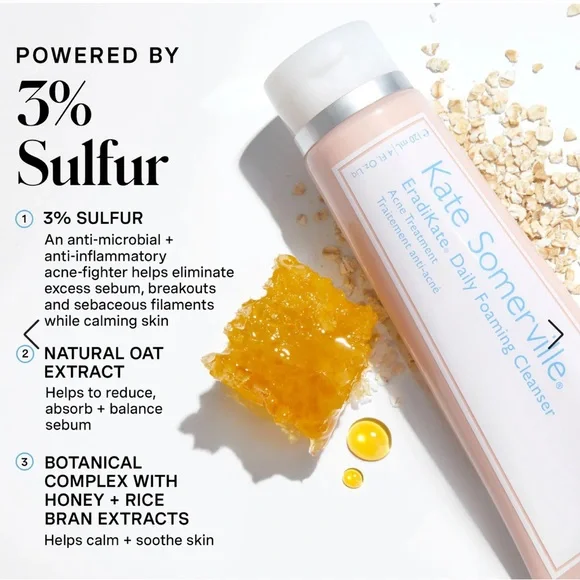 Kate Somerville EradiKate® 3% Sulfur Daily Foaming Cleanser 4 Fl Oz. - Picture 3 of 7